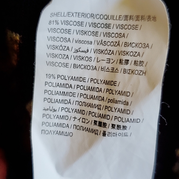 Desigual Black Tunic / Dress Floral Sequins Large - Picture 14 of 14